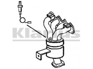 KLARIUS 321743 katalizatoriaus keitiklis 
 Išmetimo sistema -> Katalizatoriaus keitiklis
030253052AX, 030253052AX, 030253052AX