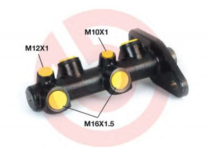 BREMBO M 24 008 pagrindinis cilindras, stabdžiai 
 Stabdžių sistema -> Pagrindinis stabdžių cilindras
6645754, 92FB2140BA, 010370, 24212016043