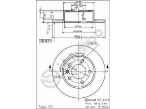 BRECO BS 7357 stabdžių diskas 
 Stabdžių sistema -> Diskinis stabdys -> Stabdžių diskas
569040, 569040, 90222168, 90271135