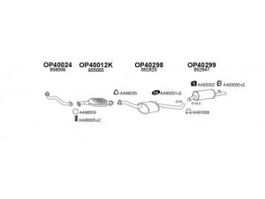 VENEPORTE 400153 išmetimo sistema 
 Išmetimo sistema -> Išmetimo sistema, visa