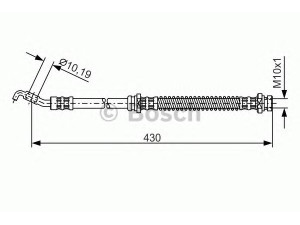 BOSCH 1 987 476 784 stabdžių žarnelė 
 Stabdžių sistema -> Stabdžių žarnelės
MB857426, MR129799, MR129799