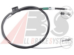 A.B.S. K17269 trosas, stovėjimo stabdys 
 Stabdžių sistema -> Valdymo svirtys/trosai
5Q0609721BE