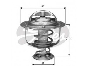 GATES TH31276G1 termostatas, aušinimo skystis 
 Aušinimo sistema -> Termostatas/tarpiklis -> Thermostat
1305A163, 1305A285, MD164541, MD170031