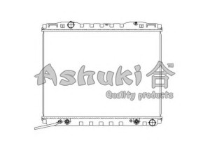 ASHUKI I250-46 radiatorius, variklio aušinimas 
 Aušinimo sistema -> Radiatorius/alyvos aušintuvas -> Radiatorius/dalys
25310-3E150