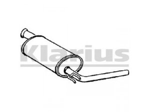 KLARIUS RN790P galinis duslintuvas 
 Išmetimo sistema -> Duslintuvas
6006004673, 6006004674, 6006004675