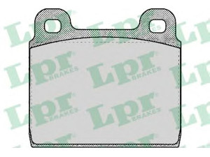 LPR 05P109 stabdžių trinkelių rinkinys, diskinis stabdys 
 Techninės priežiūros dalys -> Papildomas remontas
0004205720, 0004205820, 0004206220