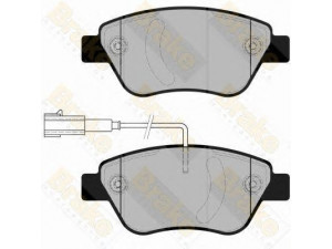 Brake ENGINEERING PA1861 stabdžių trinkelių rinkinys, diskinis stabdys 
 Techninės priežiūros dalys -> Papildomas remontas
71770098, 71770104, 77364158, 77364393