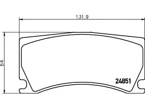 HELLA 8DB 355 014-101 stabdžių trinkelių rinkinys, diskinis stabdys 
 Techninės priežiūros dalys -> Papildomas remontas
C2P15994, 1610696480