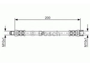 BOSCH 1 987 481 092 stabdžių žarnelė 
 Stabdžių sistema -> Stabdžių žarnelės
7D0 611 775 C