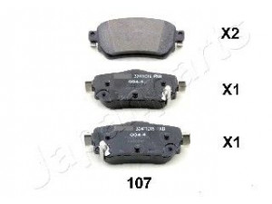 JAPANPARTS PP-107AF stabdžių trinkelių rinkinys, diskinis stabdys 
 Techninės priežiūros dalys -> Papildomas remontas
D4060-4EA0A