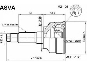 ASVA MZ-05 jungčių komplektas, kardaninis velenas 
 Ratų pavara -> Sujungimai/komplektas
G013-22-510, G013-22-510A, G013-25-500A