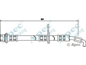 APEC braking HOS3531 stabdžių žarnelė 
 Stabdžių sistema -> Stabdžių žarnelės
9008094068, 9094702659, 9094702798