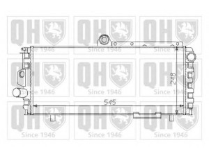QUINTON HAZELL QER1440 radiatorius, variklio aušinimas 
 Aušinimo sistema -> Radiatorius/alyvos aušintuvas -> Radiatorius/dalys
60 504 387