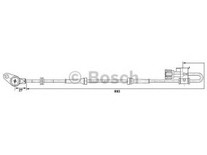 BOSCH 0 265 006 379 jutiklis, rato greitis 
 Stabdžių sistema -> Vairavimo dinamikos kontrolė