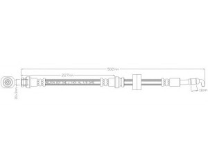 REMKAFLEX 4932 stabdžių žarnelė 
 Stabdžių sistema -> Stabdžių žarnelės
5159062G00, 5159062G01