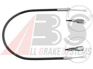 A.B.S. K17178 trosas, stovėjimo stabdys 
 Stabdžių sistema -> Valdymo svirtys/trosai
129 420 09 85