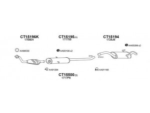 VENEPORTE 450175 išmetimo sistema 
 Išmetimo sistema -> Išmetimo sistema, visa