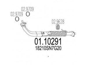 MTS 01.10291 išleidimo kolektorius 
 Išmetimo sistema -> Išmetimo vamzdžiai
18210SN7G20