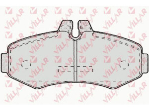 VILLAR 626.0672 stabdžių trinkelių rinkinys, diskinis stabdys 
 Techninės priežiūros dalys -> Papildomas remontas
0004214110, 0034200120, A0004200120