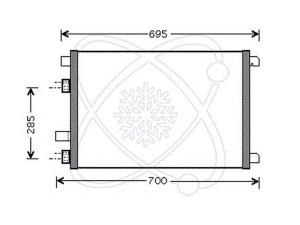 ELECTRO AUTO 30R0056 kondensatorius, oro kondicionierius 
 Oro kondicionavimas -> Kondensatorius
8200115543