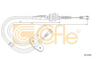 COFLE 19.1210 sankabos trosas 
 Dviratė transporto priemonės -> Kabeliai ir tachometro velenaai -> Sankabos trosas
3134087726, 3134087726000