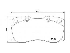 BREMBO P A6 025 stabdžių trinkelių rinkinys, diskinis stabdys 
 Techninės priežiūros dalys -> Papildomas remontas
1906416, 42555669