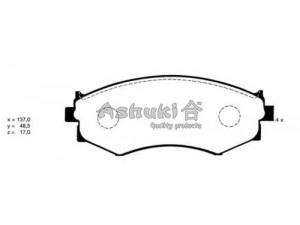 ASHUKI N009-45 stabdžių trinkelių rinkinys, diskinis stabdys 
 Techninės priežiūros dalys -> Papildomas remontas
0 986 461 121/BOSCH, 16375/FEBI
