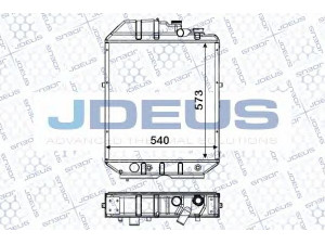 JDEUS 060M02 radiatorius, variklio aušinimas
82015105