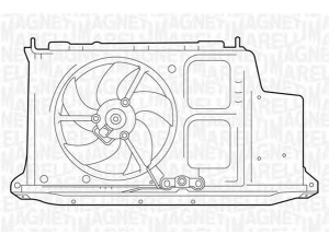 MAGNETI MARELLI 069422282010 ventiliatorius, radiatoriaus 
 Aušinimo sistema -> Oro aušinimas
125383, 1254.79, 125479, 7104G7