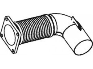 DINEX 49271 išleidimo kolektorius 
 Išmetimo sistema -> Išmetimo vamzdžiai
81.15204.5384