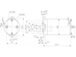 MAHLE ORIGINAL MM 237 elektrovariklis