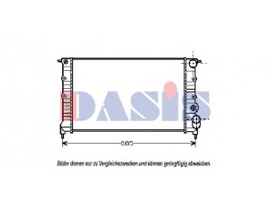 AKS DASIS 180840N radiatorius, variklio aušinimas 
 Aušinimo sistema -> Radiatorius/alyvos aušintuvas -> Radiatorius/dalys
7700795175