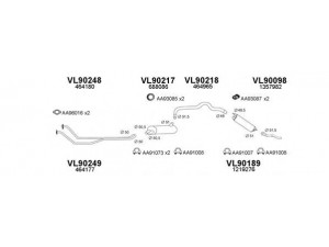 VENEPORTE 900130 išmetimo sistema 
 Išmetimo sistema -> Išmetimo sistema, visa