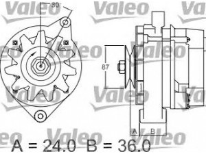 VALEO 433476 kintamosios srovės generatorius
6005003146, 6005003763, 7700004148