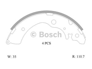 BOSCH 0 986 AB0 003 stabdžių trinkelių komplektas 
 Techninės priežiūros dalys -> Papildomas remontas
43154-SM4-A01