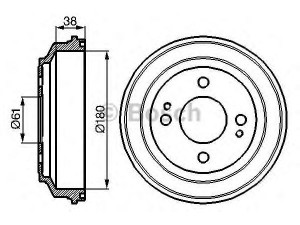 BOSCH 0 986 477 063 stabdžių būgnas 
 Stabdžių sistema -> Būgninis stabdys -> Stabdžių būgnas
42610-SB2-010, 42610-SB2-761, DBP 3798