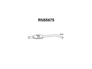 VENEPORTE RN55675 priekinis duslintuvas 
 Išmetimo sistema -> Duslintuvas
7700431965