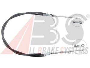 A.B.S. K10095 trosas, stovėjimo stabdys 
 Stabdžių sistema -> Valdymo svirtys/trosai
4345508, 4345508