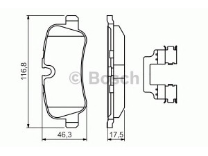 BOSCH 0 986 494 636 stabdžių trinkelių rinkinys, diskinis stabdys 
 Techninės priežiūros dalys -> Papildomas remontas
LR012993, LR015519, LR016808, LR019627