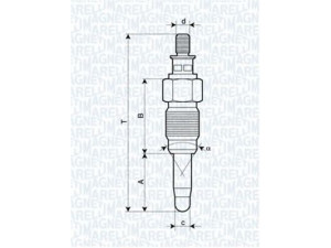 MAGNETI MARELLI 062900056304 kaitinimo žvakė 
 Kibirkšties / kaitinamasis uždegimas -> Kaitinimo kaištis
5962 1X, 5962 1Z, 5962 7Z, 5962 J7