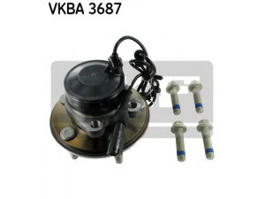 SKF VKBA 3687 rato guolio komplektas 
 Ašies montavimas/vairavimo mechanizmas/ratai -> Rato stebulė/montavimas -> Rato guolis
C2C19585