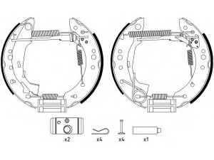 HELLA PAGID 8DB 355 004-741 stabdžių trinkelių komplektas 
 Techninės priežiūros dalys -> Papildomas remontas
4241L0, 4241L0