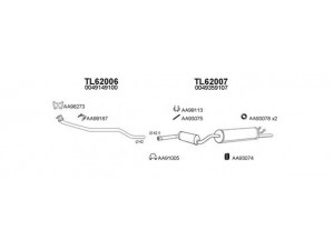 VENEPORTE 620003 išmetimo sistema 
 Išmetimo sistema -> Išmetimo sistema, visa