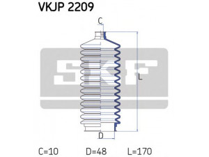 SKF VKJP 2209 gofruotoji membrana, vairavimas 
 Vairavimas -> Gofruotoji membrana/sandarinimai
607060026