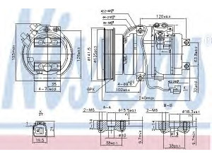 NISSENS 890017 kompresorius, oro kondicionierius 
 Oro kondicionavimas -> Kompresorius/dalys
38810P8FA01, 38810P8FA01