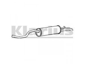 KLARIUS VW514E galinis duslintuvas 
 Išmetimo sistema -> Duslintuvas
1J5253609C, 1J5253609C, 1J5253609C