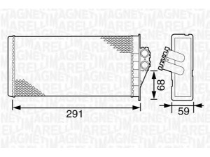MAGNETI MARELLI 350218265000 šilumokaitis, salono šildymas
6448.K4, 6448K4