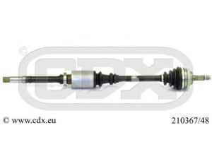 CDX 210367/48 kardaninis velenas 
 Ratų pavara -> Kardaninis velenas