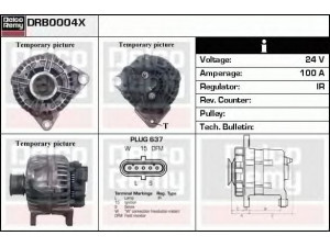 DELCO REMY DRB0004X kintamosios srovės generatorius 
 Elektros įranga -> Kint. sr. generatorius/dalys -> Kintamosios srovės generatorius
1400520, 1401948