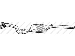 BOSAL 098-792 katalizatoriaus keitiklis 
 Išmetimo sistema -> Katalizatoriaus keitiklis
4B0 253 058 MX